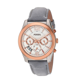 Correa de reloj Fossil ES4081 Cuero Gris 20mm